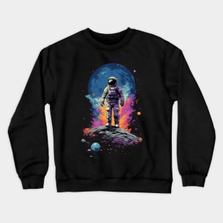 Lolour Space Fires Crewneck Sweatshirt